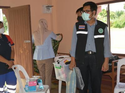 โครงการฝึกอบรมชุดปฏิบัติการจิตอาสาจัดการศพกรณีเสียชีวิตจากโควิด1