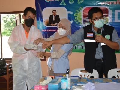 โครงการฝึกอบรมชุดปฏิบัติการจิตอาสาจัดการศพกรณีเสียชีวิตจากโควิด1