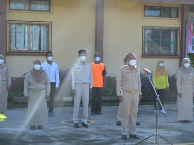 กิจกรรมเคารพธงชาติและร้องเพลงชาติ เนื่องในวันพระราชทานธงชาติไทย