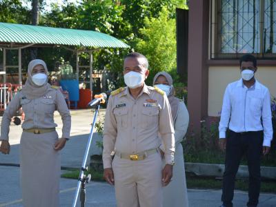 กิจกรรมเคารพธงชาติและร้องเพลงชาติ เนื่องในวันพระราชทานธงชาติไทย