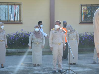 กิจกรรมเคารพธงชาติและร้องเพลงชาติ เนื่องในวันพระราชทานธงชาติไทย