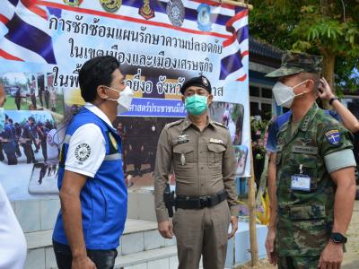 นายกเข้าร่วมกิจกรรมการซักซ้อมแผนของบ้านกาแร