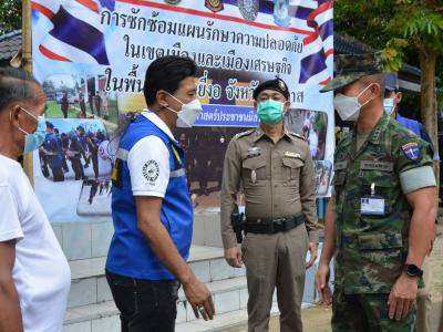 นายกเข้าร่วมกิจกรรมการซักซ้อมแผนของบ้านกาแร