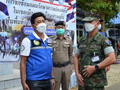 นายกเข้าร่วมกิจกรรมการซักซ้อมแผนของบ้านกาแร