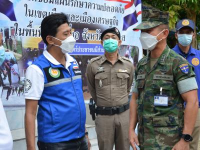 นายกเข้าร่วมกิจกรรมการซักซ้อมแผนของบ้านกาแร