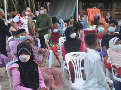 โครงการตำบลสานสัมพันธ์ร่วมละศิลอดในเขตตำบลลุโบะบือซาประจำปี2565