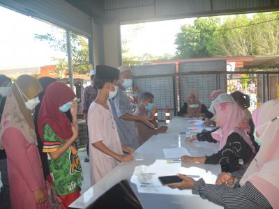 โครงการตำบลสานสัมพันธ์ร่วมละศิลอดในเขตตำบลลุโบะบือซาประจำปี2565