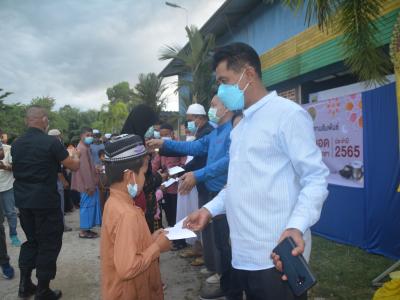 โครงการตำบลสานสัมพันธ์ร่วมละศิลอดในเขตตำบลลุโบะบือซาประจำปี2565