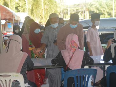 โครงการตำบลสานสัมพันธ์ร่วมละศิลอดในเขตตำบลลุโบะบือซาประจำปี2565