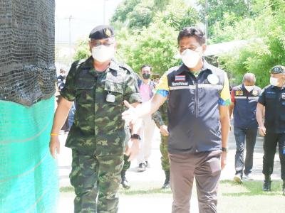 นายกพร้อมคณะผู้บริหารต้อนรับรอง ผอ.ศปป.4 กอ.มรน.และคณะ