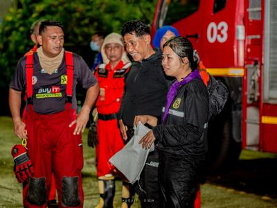 โครงการฝึกอบรมอาสาสมัครป้องกันภัยฝ่ายพลเรือน(การดับไฟจริง)