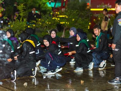 โครงการฝึกอบรมอาสาสมัครป้องกันภัยฝ่ายพลเรือน(การดับไฟจริง)