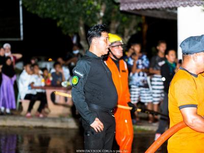 โครงการฝึกอบรมอาสาสมัครป้องกันภัยฝ่ายพลเรือน(การดับไฟจริง)