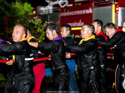 โครงการฝึกอบรมอาสาสมัครป้องกันภัยฝ่ายพลเรือน(การดับไฟจริง)