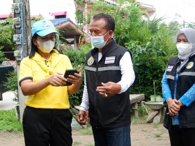 กิจกรรมนั่งเป็นสุขลุกสบาย เพื่อช่วยเหลื่อผู้ป่วยติดเตียงฯ
