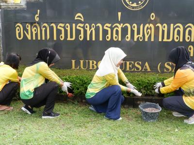 กิจกรรมจิตอาสา ณ องค์การบริหารส่วนตำบลลุโบะบือซา
