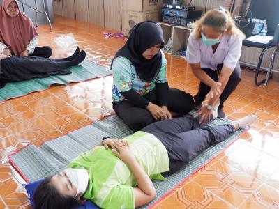 โครงการนวดแผนไทยเพื่อสุขภาพ
