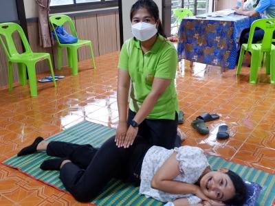 โครงการนวดแผนไทยเพื่อสุขภาพ