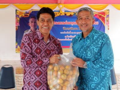 นายกเข้าร่วมโครงการคุณธรรม จริยธรรม โรงเรียนบ้านกำปงปีแซ
