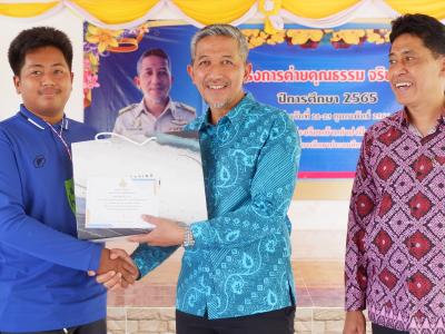 นายกเข้าร่วมโครงการคุณธรรม จริยธรรม โรงเรียนบ้านกำปงปีแซ
