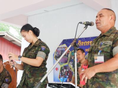รองปลัดอบต.และเจ้าหน้าที่อบต.เข้ารวมกิจกรรมนาวิสัญจร