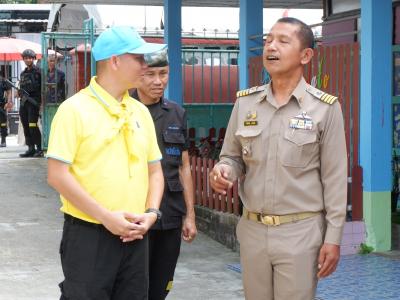 รองปลัดอบต.และเจ้าหน้าที่อบต.เข้ารวมกิจกรรมนาวิสัญจร