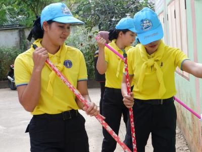 รองปลัดอบต.และเจ้าหน้าที่อบต.เข้ารวมกิจกรรมนาวิสัญจร