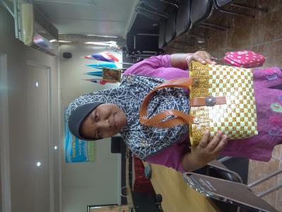 โครงการฝึกอบรมส่งเสริมอาชีพ(ทำกระเป๋า)