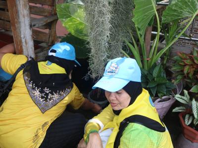 โครงกาจิตอาสาทำดีด้วยใจและการจัดการสิ่งแวดล้อมลูกน้ำยุงลายชุมชน