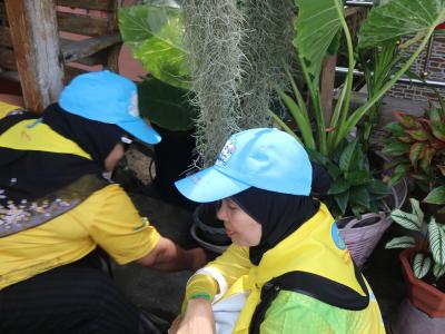 โครงกาจิตอาสาทำดีด้วยใจและการจัดการสิ่งแวดล้อมลูกน้ำยุงลายชุมชน