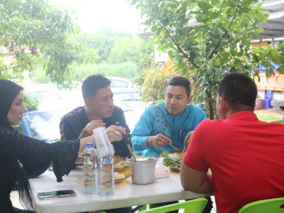 กิจกรรมต้อนรับพนักงานอบต.คนใหม่ ผอ.กองการช่าง
