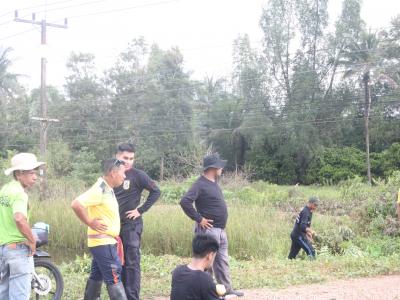 เจ้าหน้าที่พัฒนาบริเวณองค์การบริหารส่วนตำบลลุโบะบือซา