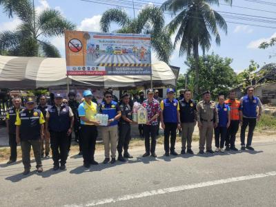 ผู้ว่าราชการจังหวัดนราธิวาส ตรวจเยี่ยมจุดตรวจช่วงเทศกาลสงกรานต์