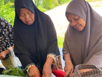 โครงการพัฒนาภูมิปัญญาท้องถิ่นด้านสมุนไพรในผู้สูงอายุและผู้พิการ
