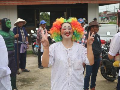 กิจกรรมเดินขบวนพาเหรดกีฬาชุมชนสัมพันธ์สำหรับเด็ก