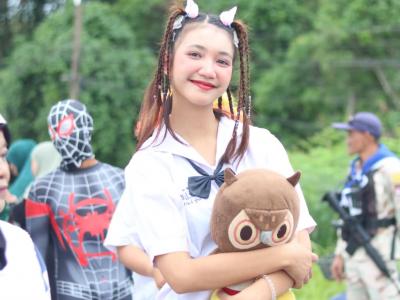 กิจกรรมเดินขบวนพาเหรดกีฬาชุมชนสัมพันธ์สำหรับเด็ก