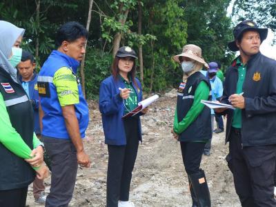 ลงพื้นที่ตรวจบ่อขยะมูลฝอย