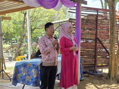 กิจกรรมบรรยายธรรมศาสนาและแจกเบี้ยผู้สูงอายุ ประจำเดือนกุมภาพันธ์