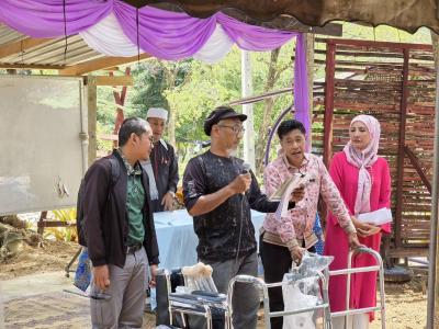 กิจกรรมบรรยายธรรมศาสนาและแจกเบี้ยผู้สูงอายุ ประจำเดือนกุมภาพันธ์
