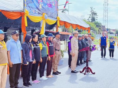 พิธีเปิดศูนย์ปฏิบัติป้องกัน 7 วันอันตราย ขับขี่ปลอดภัย