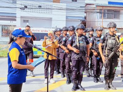 พิธีเปิดศูนย์ปฏิบัติป้องกัน 7 วันอันตราย ขับขี่ปลอดภัย