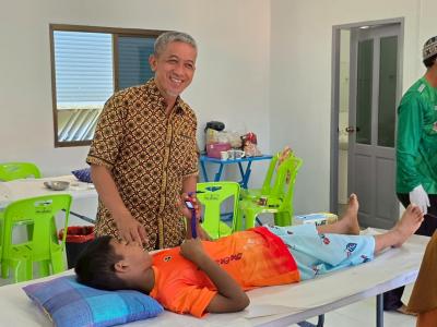 โครงการขลิบหนังหุ้มปลายอวัยวะเพศชาย (มาโสะยาวี)เข้าสุนัตหมู่