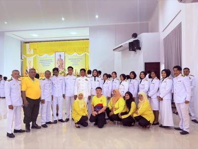 พิธีถวายสัตย์ปฏิญาณเพื่อเป็นข้าราชการที่ดี และพลังของแผ่นดิน