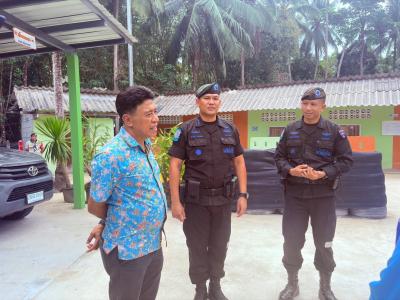 ตรวจเยี่ยมและให้คำแนะนำในการปฏิบัติงานชุดคุ้มครองตำบลลุโบะบือซา