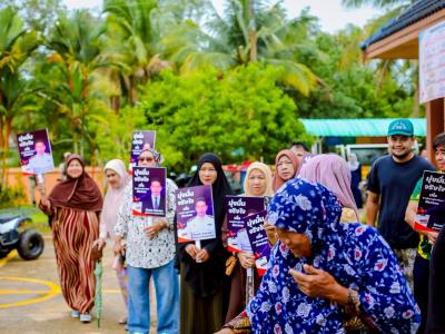 ประมวลภาพบรรยากาศการรับสมัครสมาชิกสภาและนายกอบต.ลุโบะบือซา