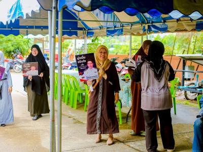 ประมวลภาพบรรยากาศการรับสมัครสมาชิกสภาและนายกอบต.ลุโบะบือซา