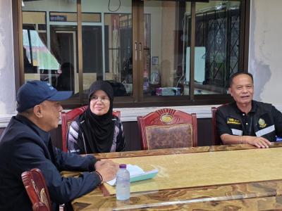 ผู้ตรวจการเลือกตั้งประจำจังหวัดนราธิวาสลงพื้นที่เข้าตรวจเยี่ยม