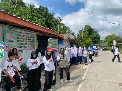 กิจกรรมรณรงค์เชิญชวนชาวตำบลลุโบะบือซาออกไปใช้สิทธิ์เลือกตั้ง