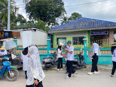 กิจกรรมรณรงค์เชิญชวนชาวตำบลลุโบะบือซาออกไปใช้สิทธิ์เลือกตั้ง