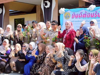 ต้อนรับเลขานายกพร้อมสมาชิกสภาองค์การบริหารส่วนตำบลลุโบะบือซา